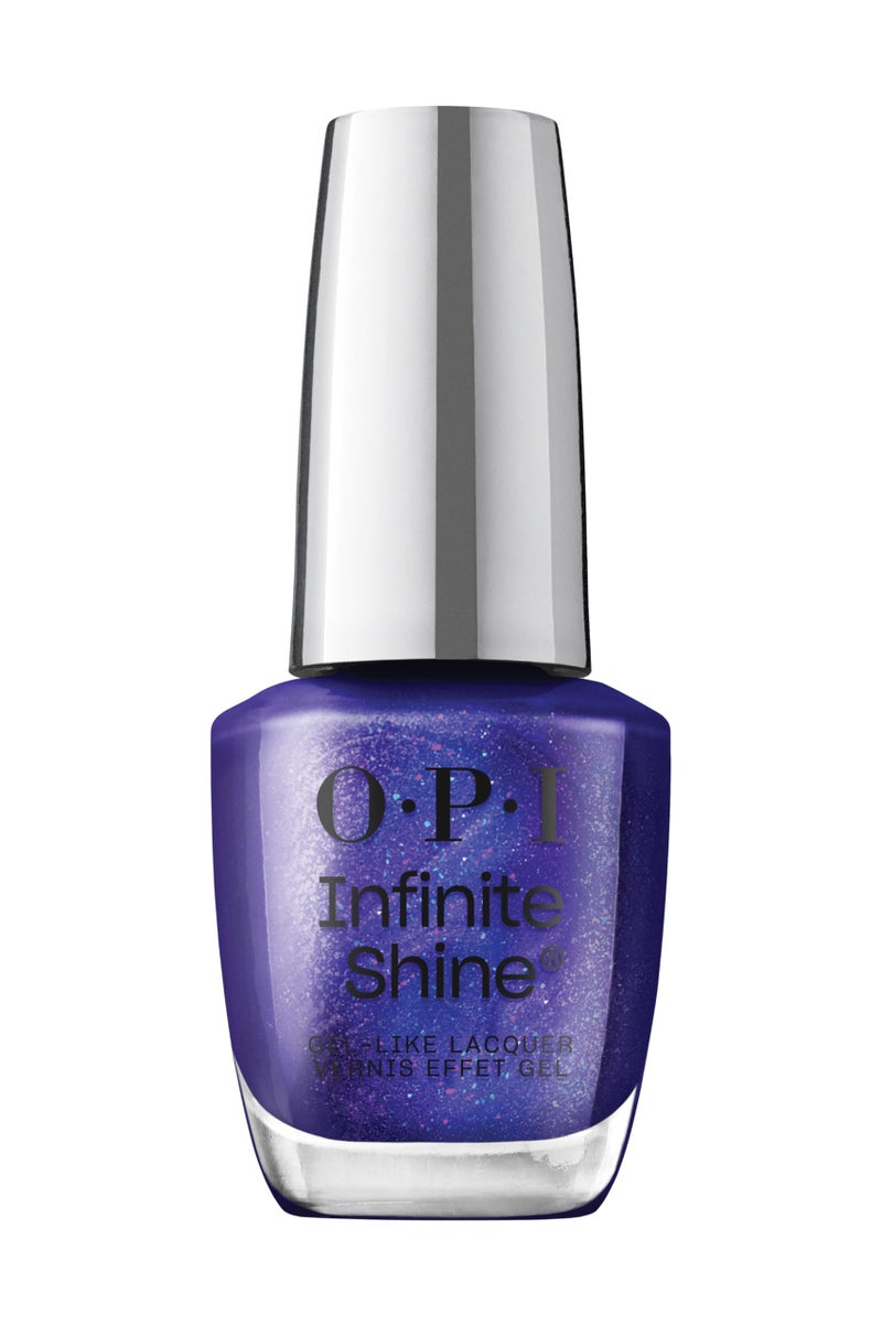 OPI Infinite Shine AM 2 PM | Sheer Dark Purple Shimmer Long Wear Gel Like Nail Polish | Vegan, Long Lasting, Streak Free - Image 1