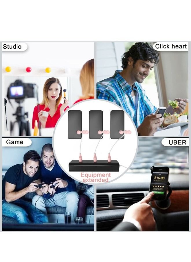 Generic - Auto Clicker for Mobile Phone and Tablet Computer Screen, Simulated Finger Clicking USB Simulator for Gaming, Shopping, Giving a Like in Tiktok, Lightning Deal, Live Broadcasts, Reward Tasks (Pink) - Image 1