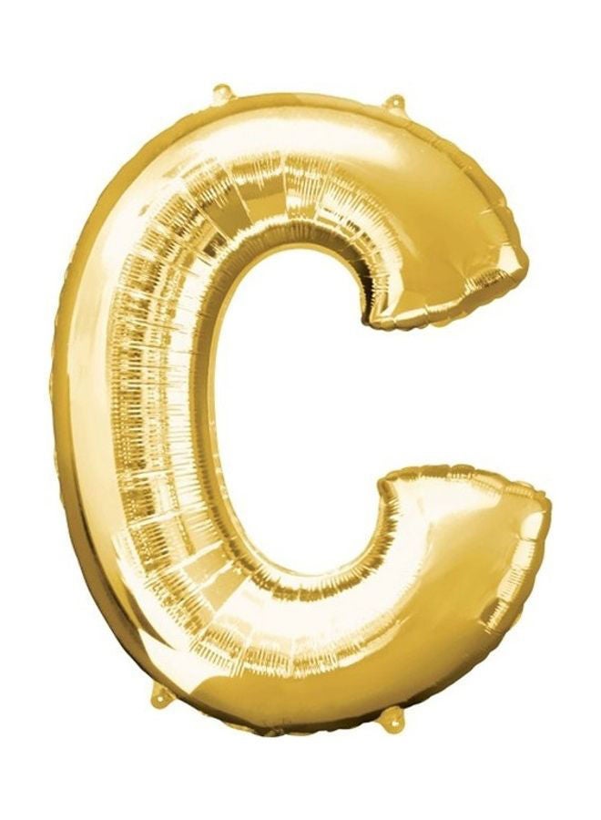 NIBEMINENT C Letter Shape Foil Balloon 16inch