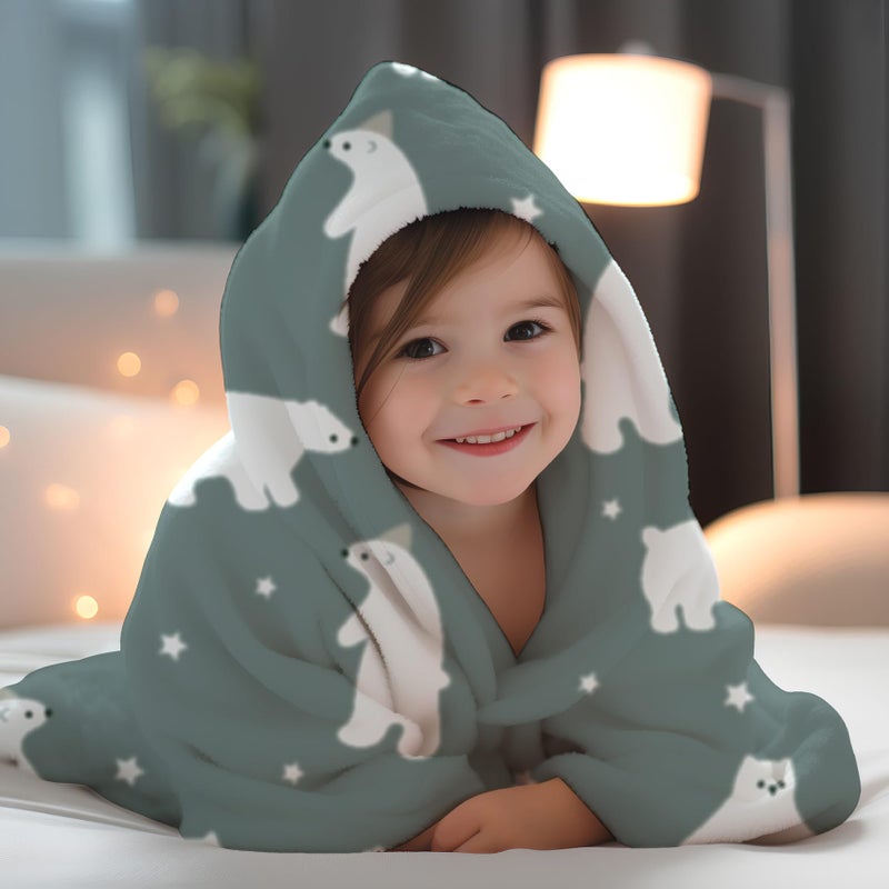 1ST STEP All Season Baby Blanket (Polar Bear, 100 X 140 cms) - Image 1