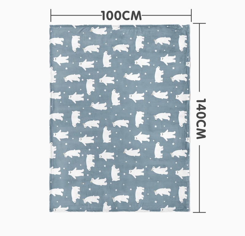 1ST STEP All Season Baby Blanket (Polar Bear, 100 X 140 cms) - Image 2