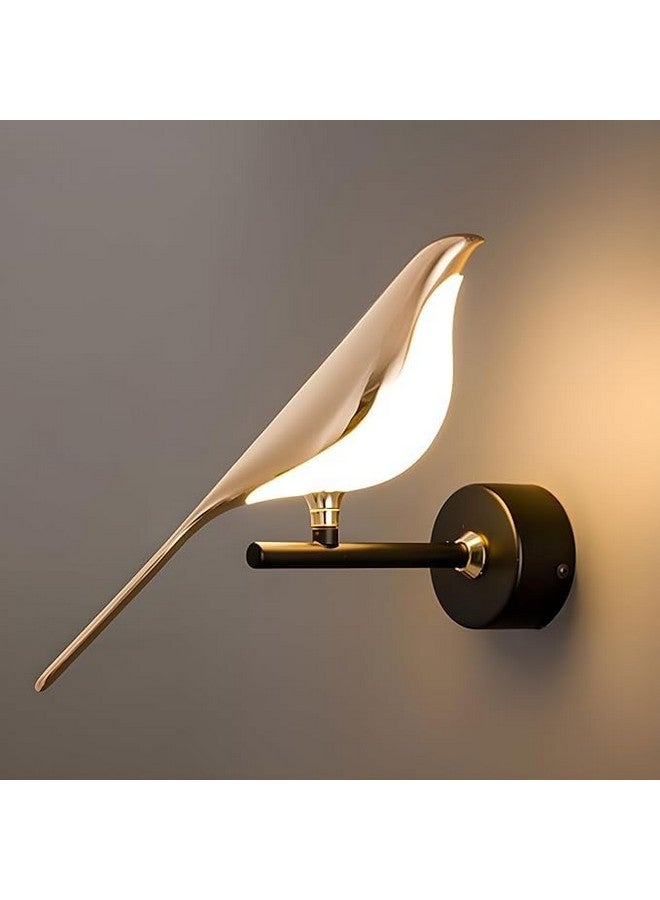 kinis Golden Bird Led Wall Light for Living Room, Modern Style Led Wall Lamps for Bedroom, Led Wall Lights for Home Decoration, Led Wall Scone for resturant/Cafe (Single Bird Wall) - Image 1