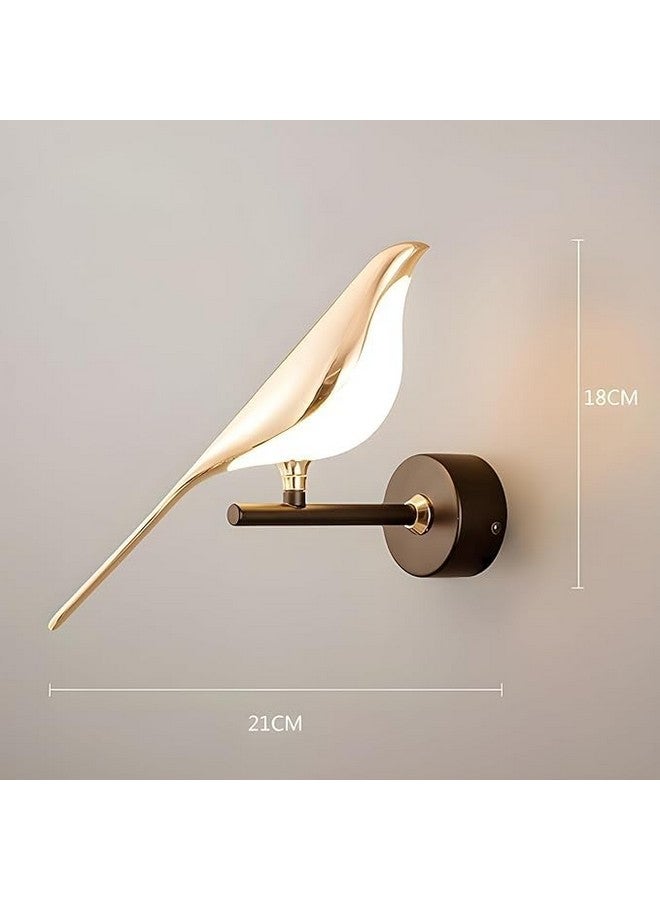 kinis Golden Bird Led Wall Light for Living Room, Modern Style Led Wall Lamps for Bedroom, Led Wall Lights for Home Decoration, Led Wall Scone for resturant/Cafe (Single Bird Wall) - Image 4