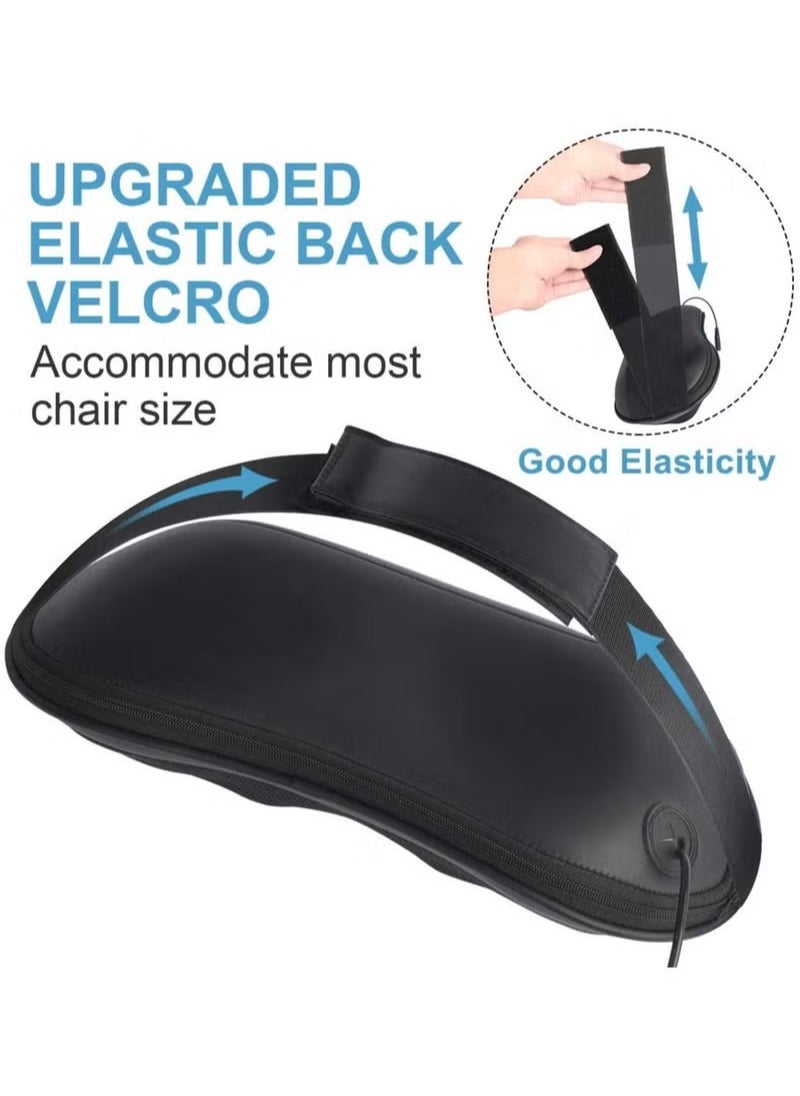 RENPHO - Back Massager With Heat, Ultra Slim Shiatsu Lower Back Neck Massage Pillow, 3-Speeds With Net Cover Electric Shoulder Massage - Image 1