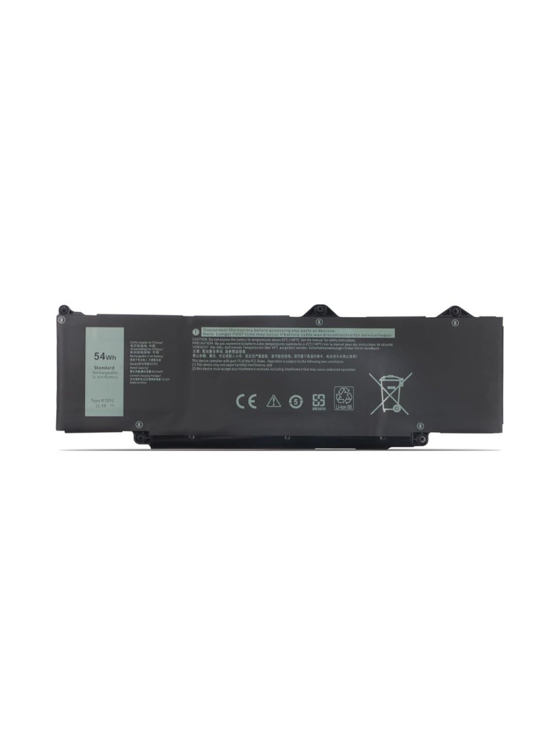 Terabyte بطارية لابتوب بديلة R73TC CN-09HKT5 09HKT5 9HKT5 CN-011C3V 011C3V 11C3V متوافقة مع ديل لاتيتيود 3340 3440 3540 5340 5340 2 في 1 5440 5540 دقة 3480 35800 سلسلة (11.4 فولت 54 واط ساعي) - Image 1