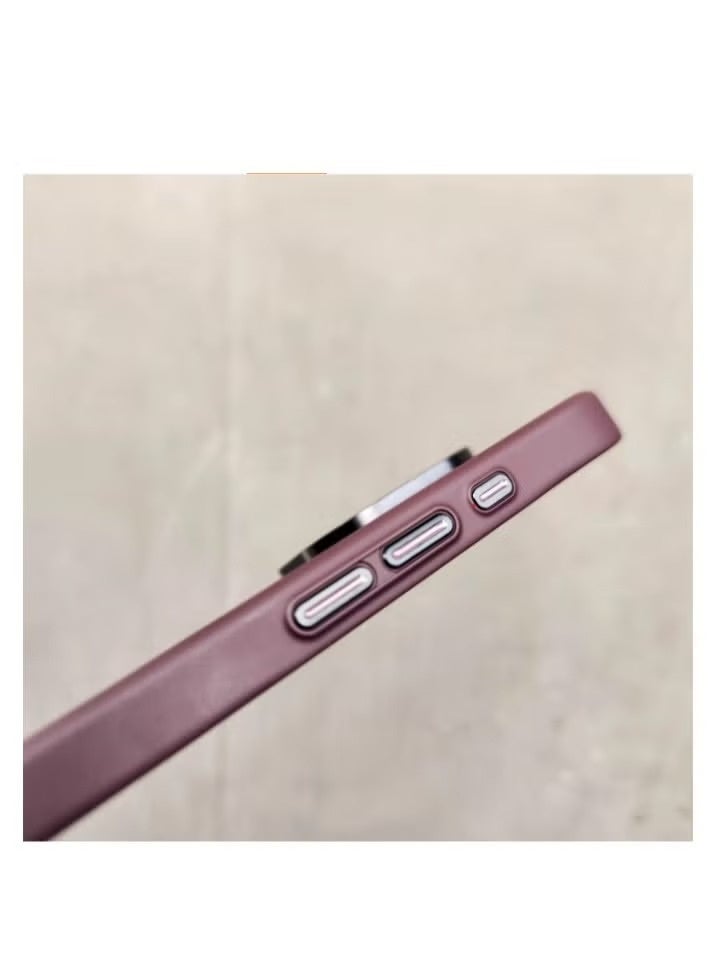 iPhone 13/14 MagSafe Slim Case, Wireless Charging Compatible, Maroon - Image 4
