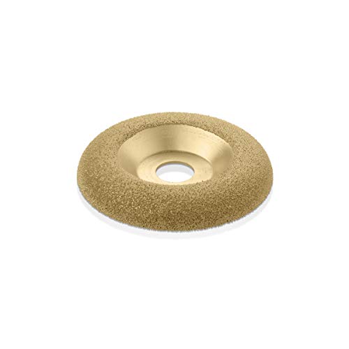 Kutzall Original Shaping Dish - Fine, 4-1⁄2" (114.3mm) Dia. X 7⁄8" (22.2mm) Bore - Woodworking Angle Grinder Attachment for DeWalt, Bosch, Milwaukee. Abrasive Tungsten Carbide, DW412O230 - Image 2