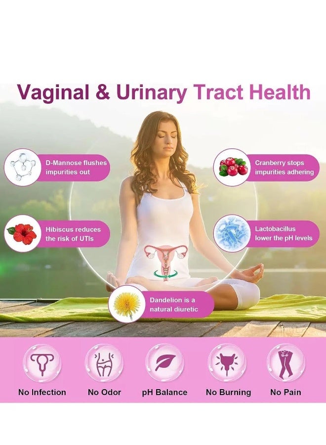 Probiotics بروبيوتيك للنساء، 90 كبسولة، 100 مليار وحدة تشكيل مستعمرات، 31 سلالة، مع بروبيوتيك عضوي من التوت البري، دعم للجهاز الهضمي والمناعي، مستقر على الرف، إطلاق مؤجل، خالي من الصويا والغلوتين ومنتجات الألبان. - Image 4