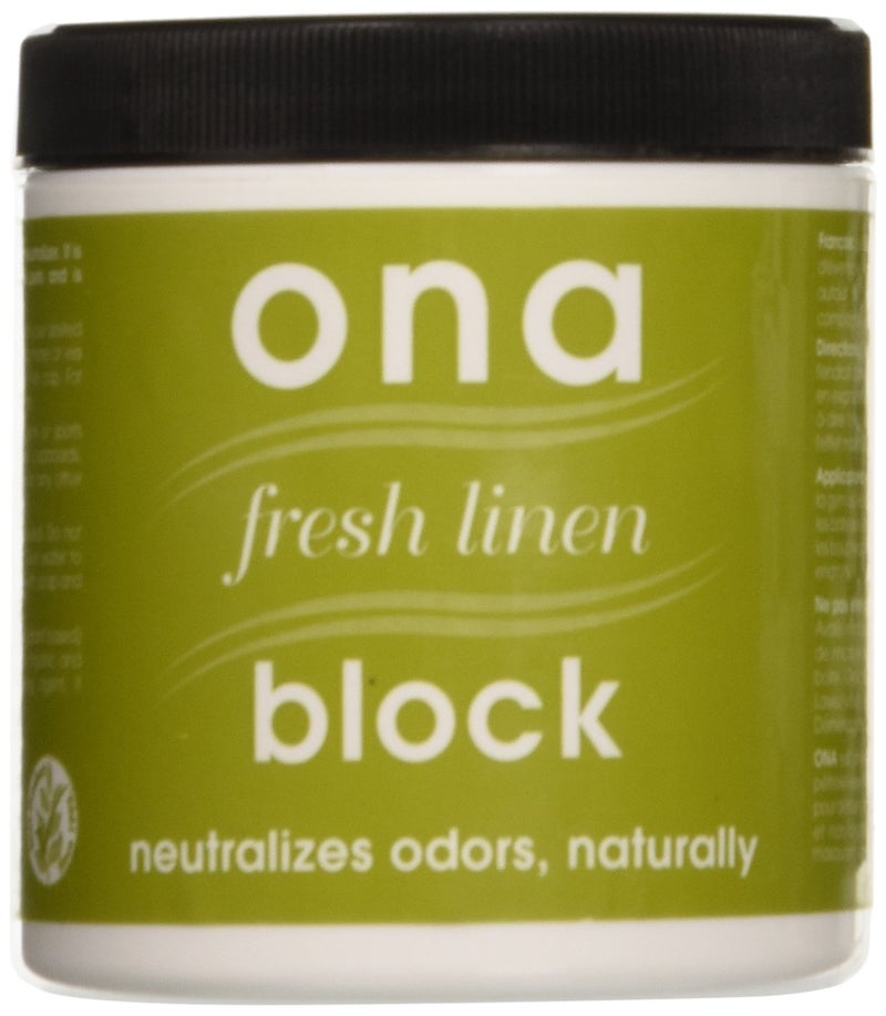 Gloria Ona Products ON10051 Ona Block Fresh Linen, 6 Ounce Automotive-air-fresheners, 6 oz, Natural - Image 1