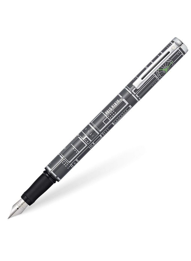 SHEAFFER قلم حبر جاف Pop Star Wars Death Star مع حواف من الكروم ورأس متوسط - Image 2
