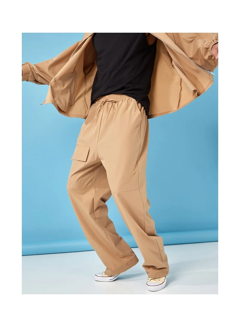 Styli Active Oversized Utility Front Zip Jacket and Track Pants Set