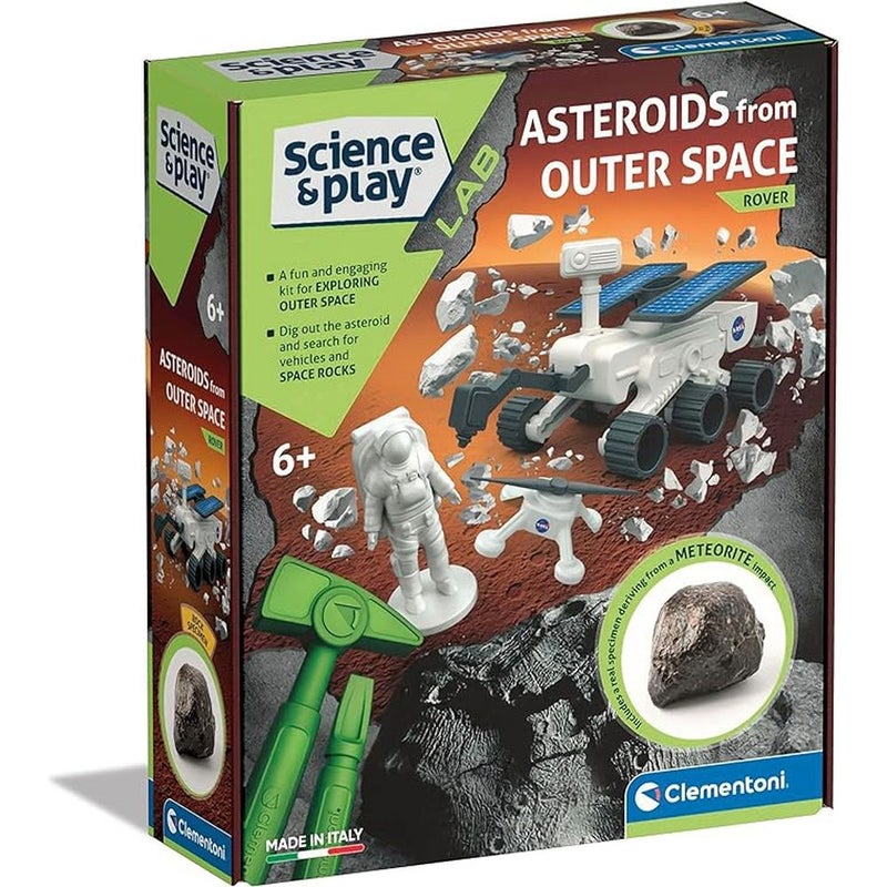 Clementoni - Science & Play Lab Asteroids From Outer Space Rover - 61343 - Image 1