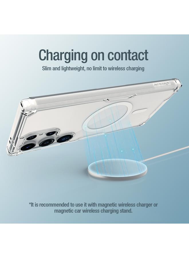 Nillkin Case For Samsung Galaxy S24 Ultra 5G Ultra Clear Magsafe PC + TPU Phone Case - Image 5