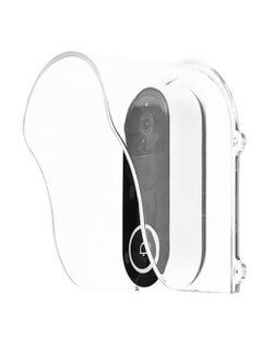 Excefore Plastic Rain Bell Cover Universal Type Waterproof Cover Transparent Plastic Fingerprint Lock Protective Cover Wireless Doorbell Water Shield for Door Access Attendance Machine Doorbell Chime  - Image 1