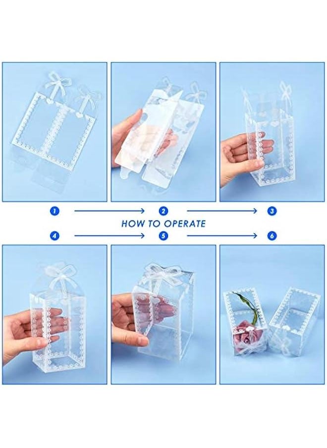 Rectangle Bow Knot Pattern Clear Plastic  Boxes for Wedding Birthday Party 's aging 2.3x2.3x4 Inch 28PCS) - pzsku/Z3C14616D66E26FE11D32Z/45/_/1730768141/4abaf80b-9cb1-4d1d-b9b5-8b6ec55924e0