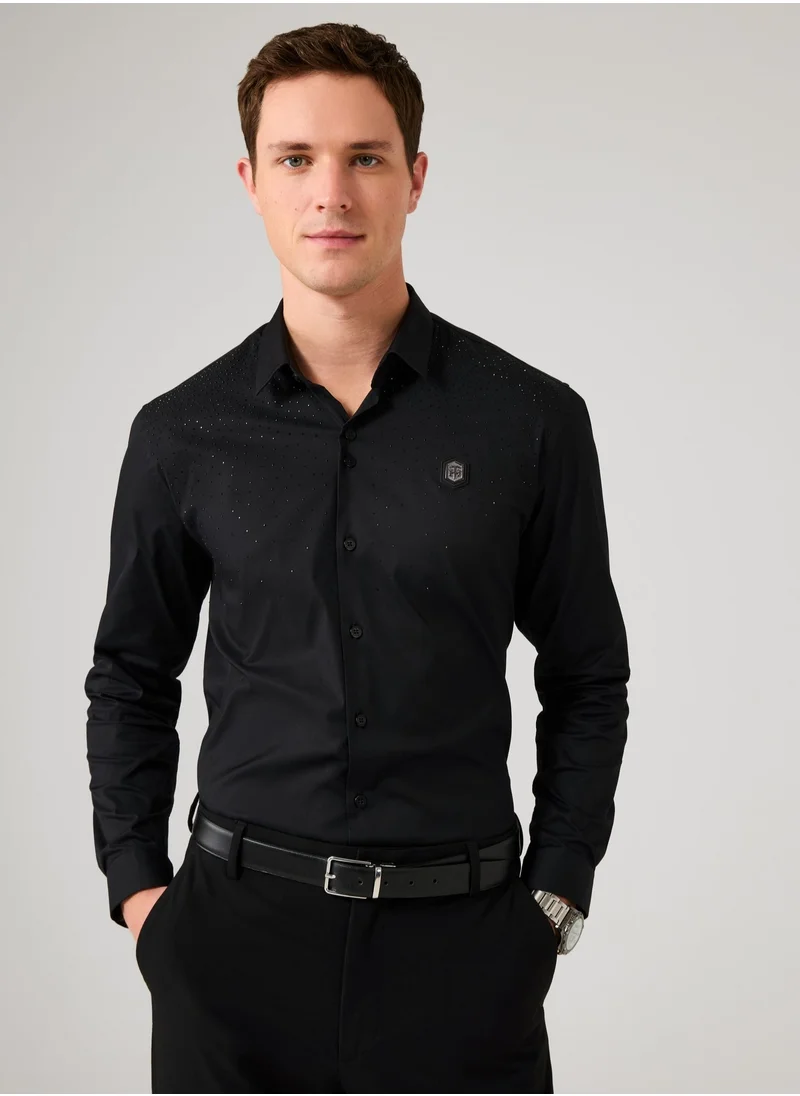 Theodore The Starry-Night Black Shirt
