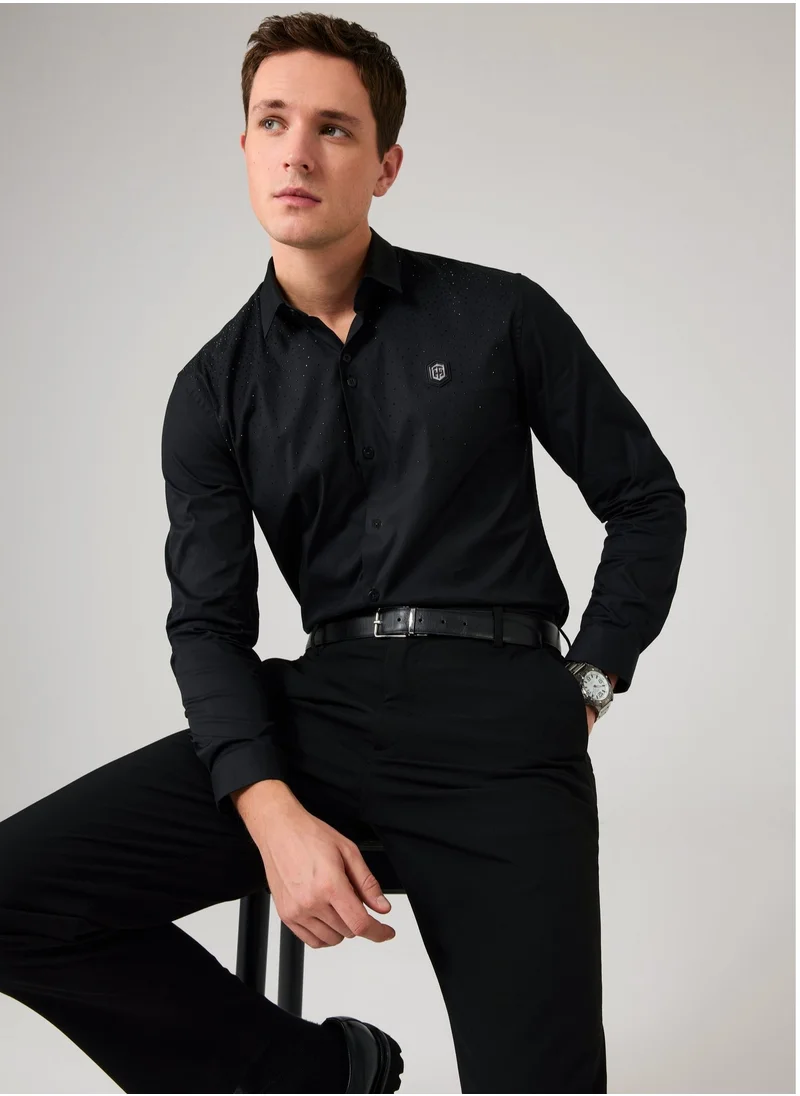 Theodore The Starry-Night Black Shirt