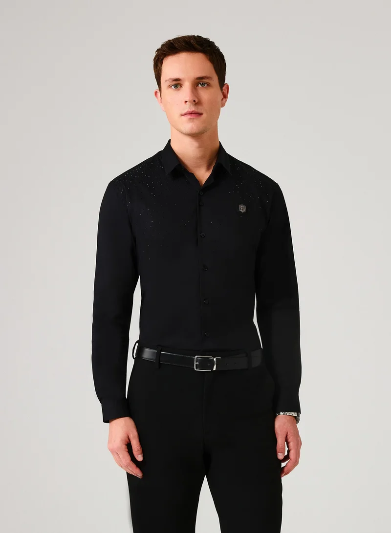 Theodore The Starry-Night Black Shirt
