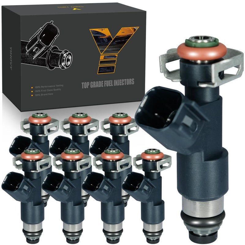 YIHOVY Upgraded Fuel Injectors 12594512 fit for Chevrolet Avalanche Express Silverado Suburban 1500 Tahoe 20072009 fit for GMC Savana 1500 Sierra 1500 Yukon 20072009 V8 53L Flex FJ977 8 - Image 2