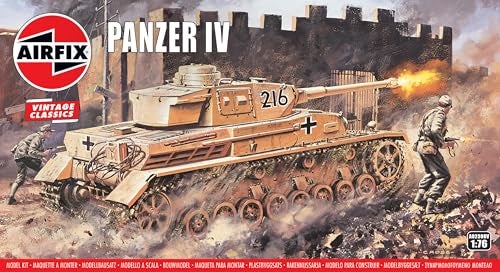 Airfix Model Tank A02308V Panzer IV Plastic Model Kits for Adults Kids 8 176 Scale Skill Level 2 WW2 Theme Military Models World War 2 Tanks - Image 1