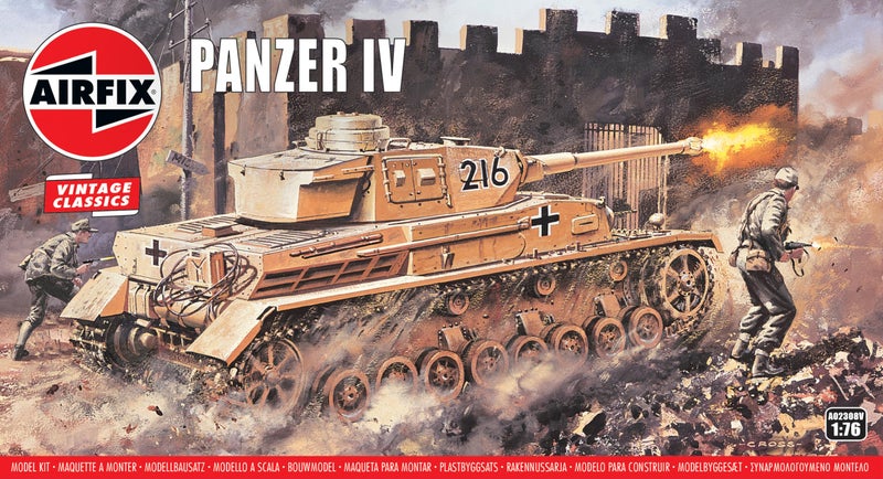 Airfix Model Tank A02308V Panzer IV Plastic Model Kits for Adults Kids 8 176 Scale Skill Level 2 WW2 Theme Military Models World War 2 Tanks - Image 3
