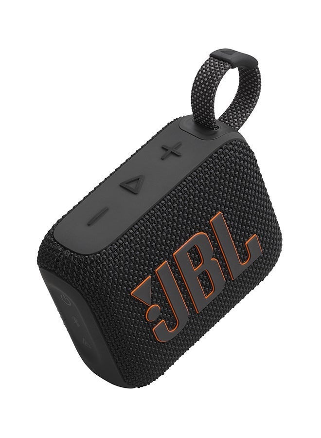 JBL Go4-Portable Bluetooth Speaker, Outdoor Waterproof and Dustproof Speaker, Long Battery Life, Black - Image 2