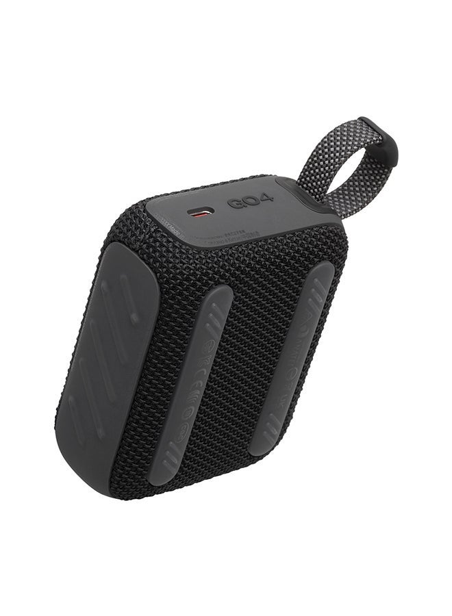 JBL Go4-Portable Bluetooth Speaker, Outdoor Waterproof and Dustproof Speaker, Long Battery Life, Black - Image 4