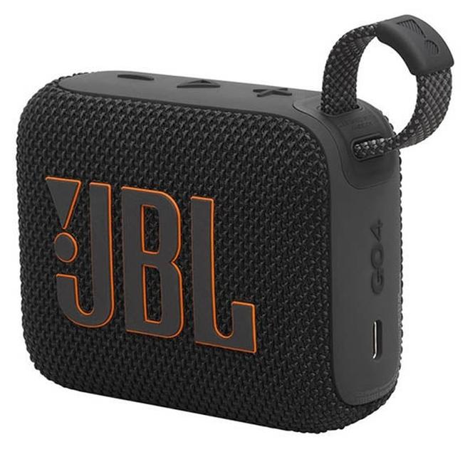JBL Go4 Portable Waterproof Speaker Black - Image 1