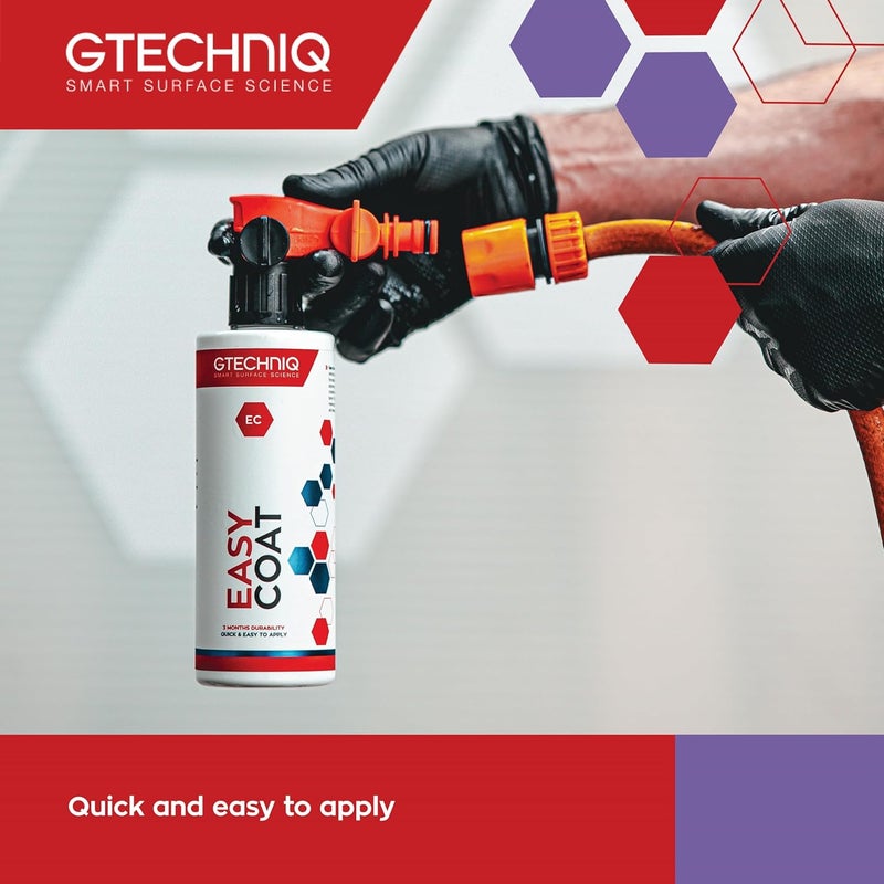 Gtechniq Easy Coat Ceramic Car Coating - 500ml with Dispenser and Hose Connector - Image 2