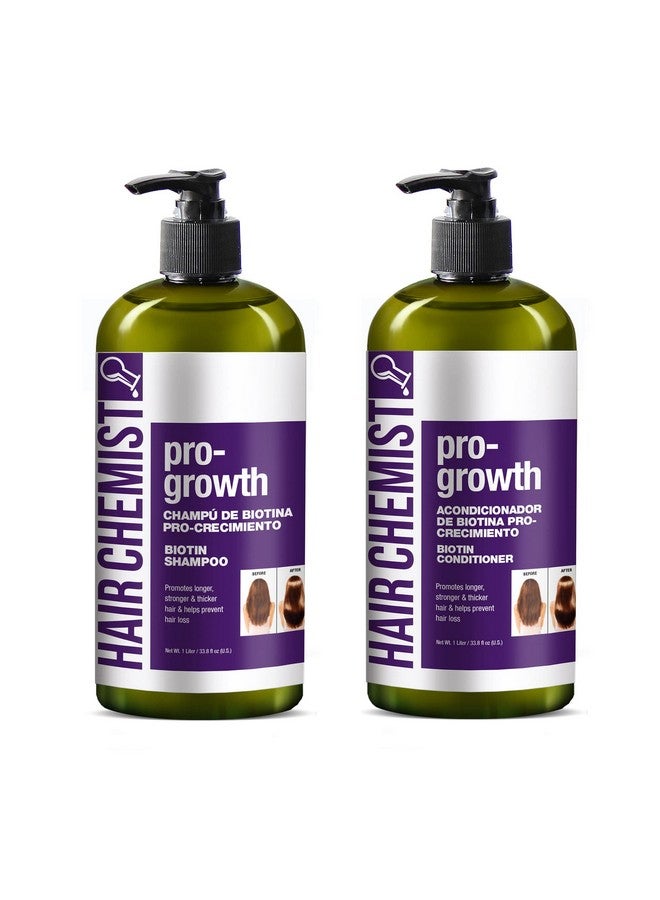 هير كيمست شامبو Pro-Growth مع البيوتين 33.8 أونصة وبلسم 33.8 أونصة صندوق هدايا مكون من قطعتين - Image 3