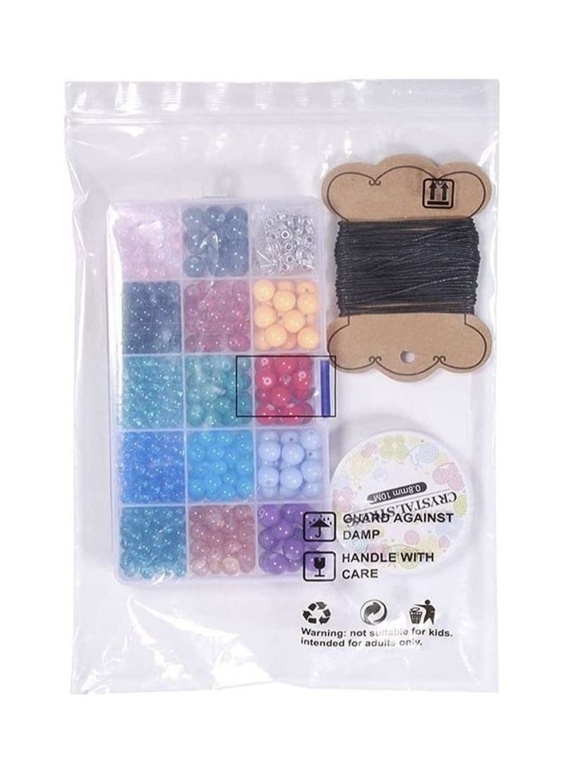 Generic Glass Beads Bracelet Making Craft Kit  - Image 2