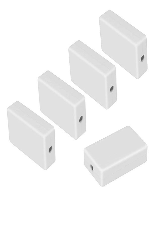 LeMotech Project Box 5 Pieces ABS Plastic Electrical Project Case Small Junction Box for Electronics White 2.36 x 1.42 x 0.67 inch (60 x 36 x 17 mm) - Image 1