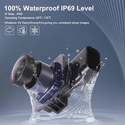 AISHAN Rear View Backup Camera Parking Assist Camera Compatible with Ford Edge 2011-2015 Replace# BT4Z-19G490-B - Image 2