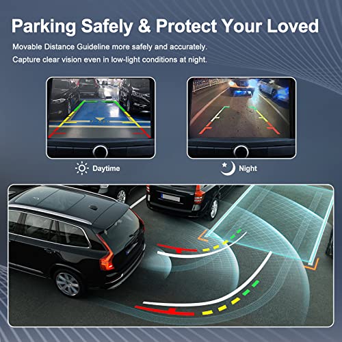 AISHAN Rear View Backup Camera Parking Assist Camera Compatible with Ford Edge 2011-2015 Replace# BT4Z-19G490-B - Image 5