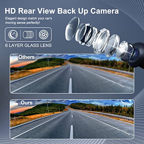 AISHAN Rear View Backup Camera Parking Assist Camera Compatible with Ford Edge 2011-2015 Replace# BT4Z-19G490-B - Image 3