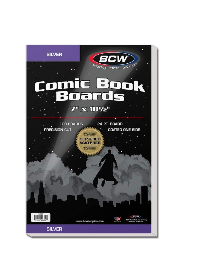 BCW Silver Age Comic Bags And Backer Boards - 2 Pack (200 Total) | Certified Acid-Free, 7X10.5 Inches | Safeguard Your Valuable Silver And Bronze Age Comics - Image 2