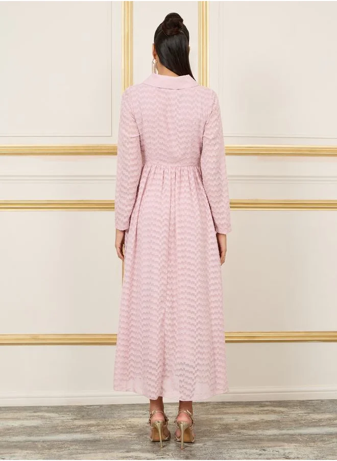 Styli Collared Midi Dress