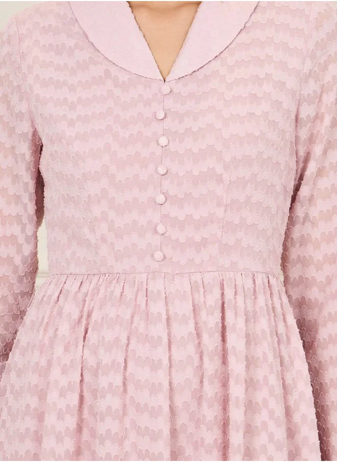 Styli Collared Midi Dress