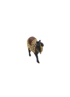 Antique Museum Handcrafted Camel Figurine Desert Elegance Gold Work in Miniature  - Image 1