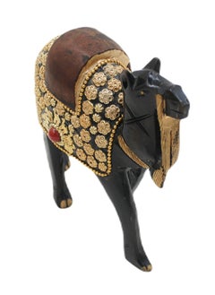 Antique Museum Handcrafted Camel Figurine Desert Elegance Gold Work in Miniature  - Image 3
