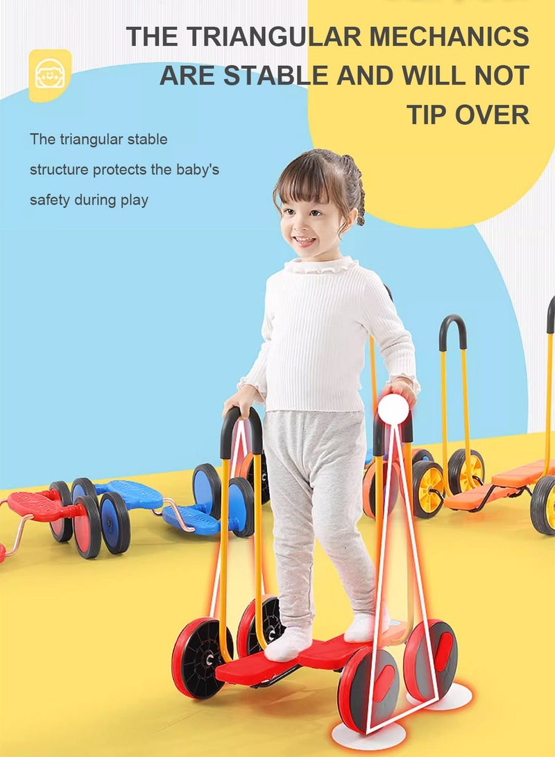 MaBaby Kids Balance Pedal Bike - Hoverbard Training Vehicle, Boost Self Confidence Balancing Exercise Scooter, Non-Slip Sensory Training Equipment, Exercise Toys for Children  - Image 4