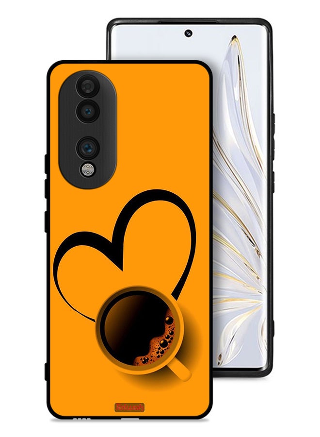 Tolwak Honor 70 Protective Case Cover Coffee Cup Art - Image 1