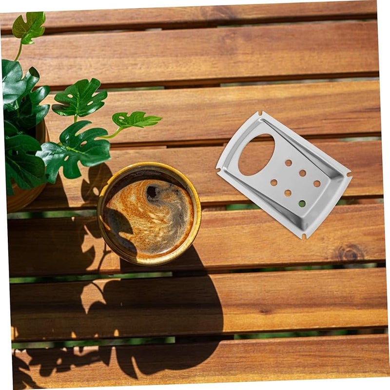 علبة سجائر معدنية قديمة من الفولاذ المقاوم للصدأ مقاومة للرياح مع غطاء للمتنزهات العامة والباحات الخارجية - Image 5