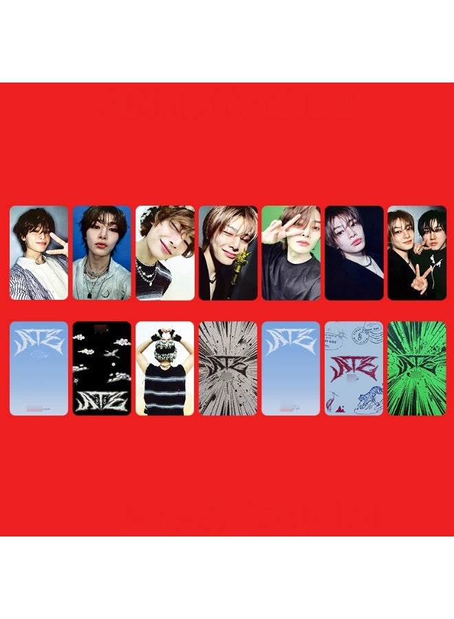 NIBEMINENT 7 Pcs Kpop Stray Kids - IN ATE Lomo Cards Card For Fans Collection Gifts - Image 1