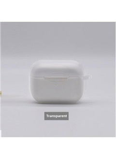 Protective Case For Airpods Pro Apple Third Generation Airpodspro2 Wireless Headset Silicone Case-Color:Transparent-Applicable Model:Airpods Pro2 (one-piece Model With Ears And No Dust Plug)