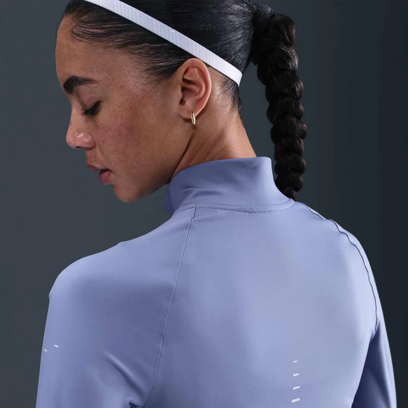 Nike Blue Women's Swift Dri-FIT Full-Zip Running Top for Women | Best Price UAE