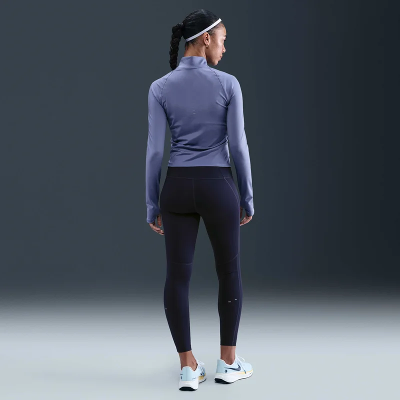 Nike Blue Women's Swift Dri-FIT Full-Zip Running Top for Women | Best Price UAE
