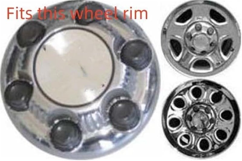 غطاء مركز عجلة بـ 6 مسامير لشيفروليه سيلفرادو 1500 وتاهو 2000-2010 مقاس 16-17 بوصة (قطعة واحدة) - Image 3