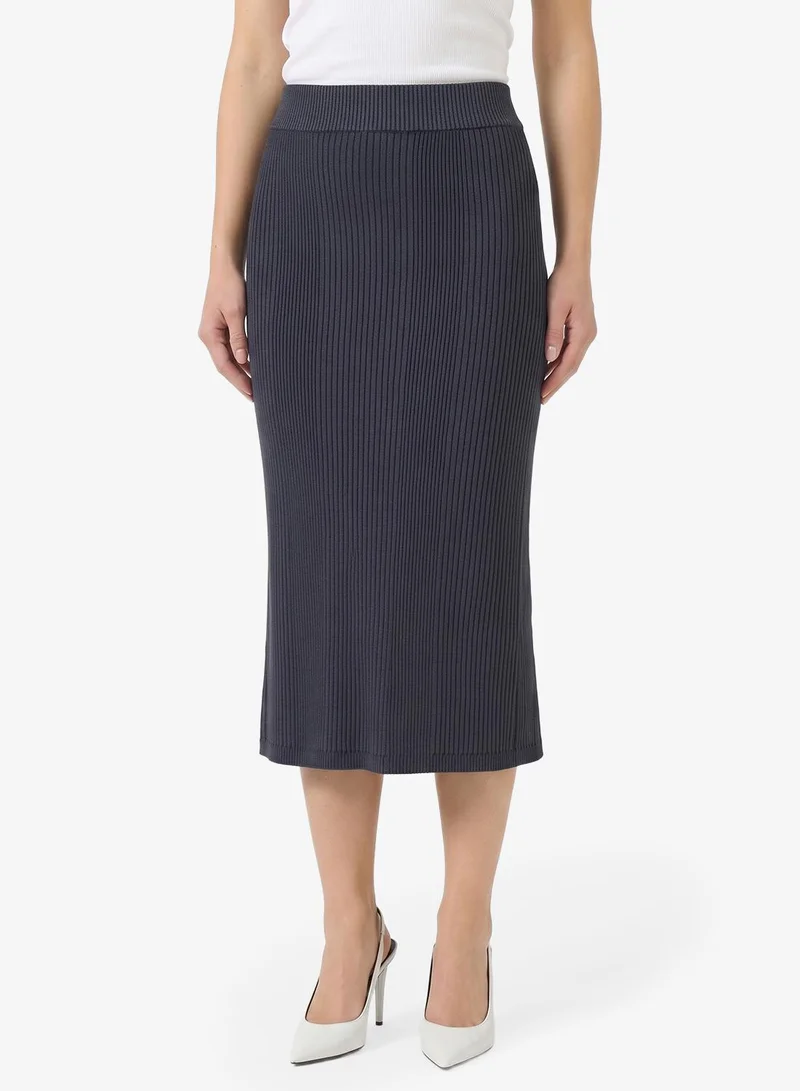 GUESS Rib Terra Bodycon Midi Skirt