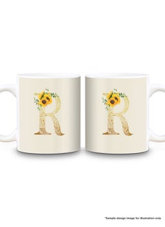 Stylizedd Designer Printed Coffee Mug + A5 Spiral Notebook Memo Notepad Journal Personalised Combo Gift Set - Faz3 Dubai White  - Image 2